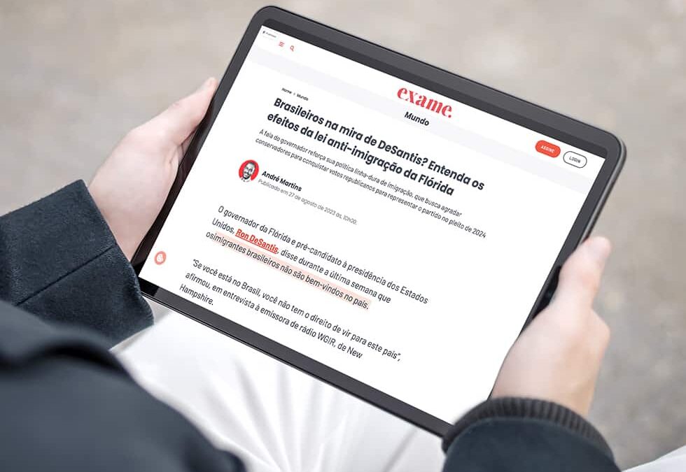 Brasileiros na mira de Desantis – Revista Exame