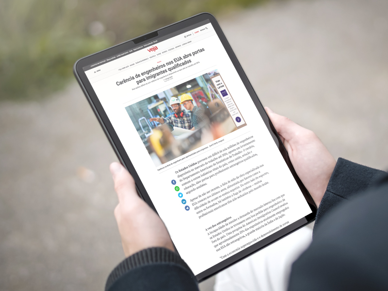 Carência de Engenheiros nos EUA – Revista Veja