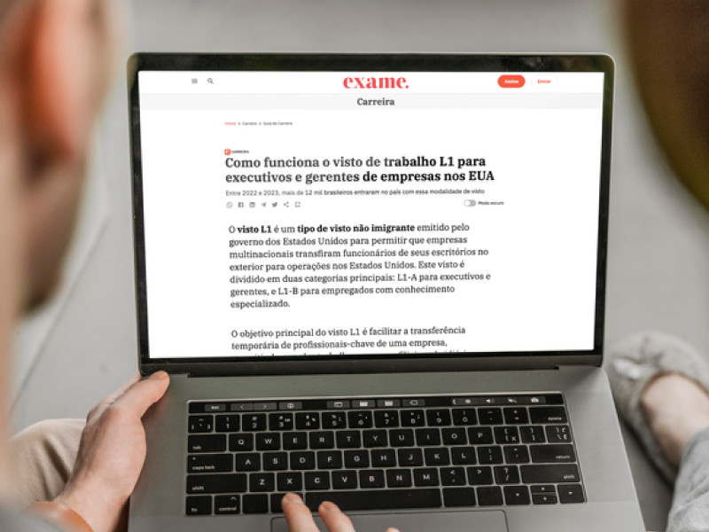 Como funciona o visto de trabalho L1 para executivos e gerentes de empresas nos EUA